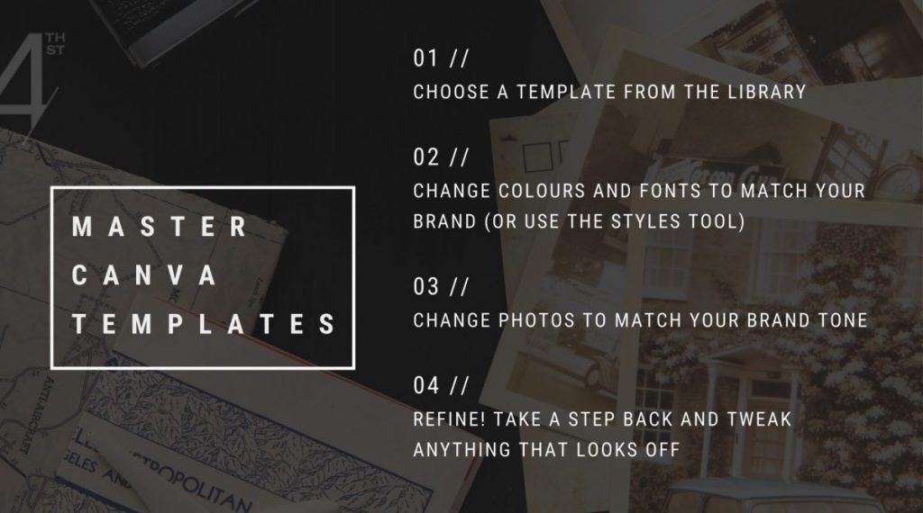 How to Make Any Canva Template Your Brand Style | FOURTH STREET CREATIVE